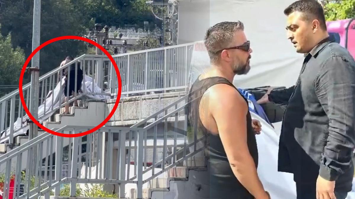 Erdoğan’ın pankartını