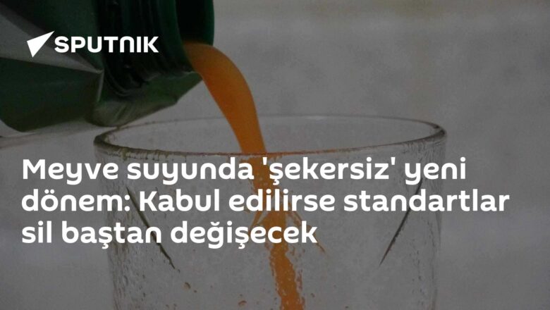 Şekersiz meyve suyu